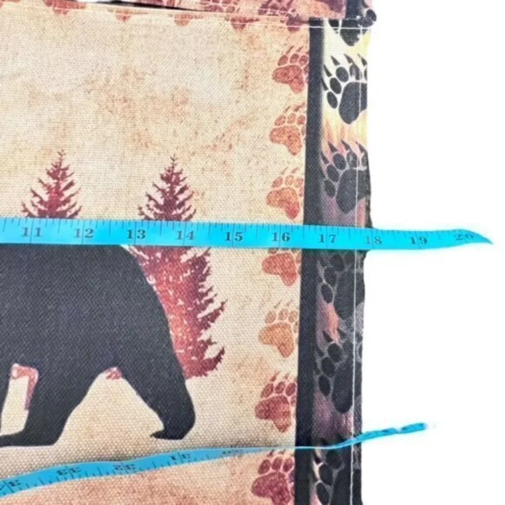 Wilderness Cabin Table Placemats Set Of 4 Brown‎ Black Forest Bears NEW